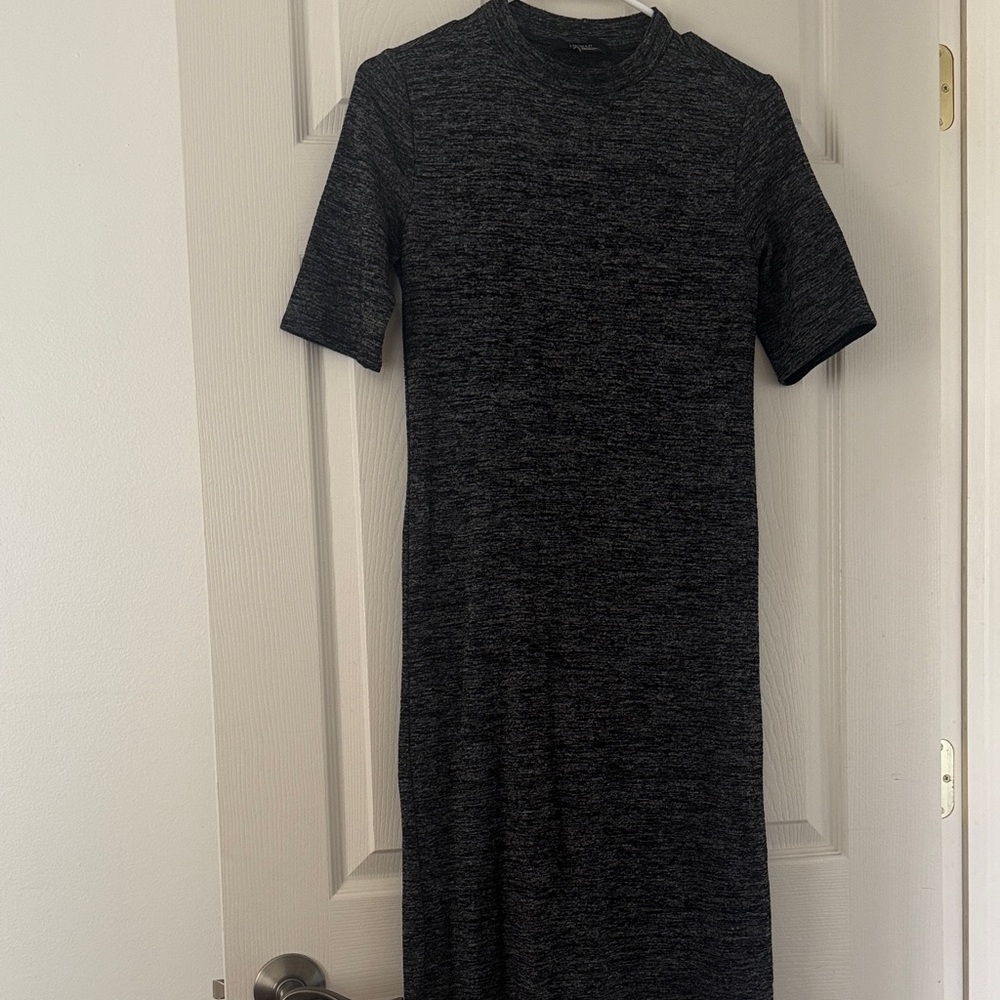Forever 21 Charcoal Midi Dress